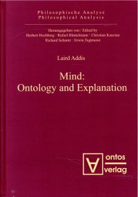 Addis, Mind: Ontology and Explanation. (Umschlag)