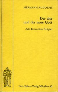 Rudolph, Der alte und der neue Gott. (Umschlag)