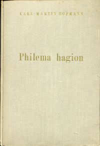 Hofmann, Philema hagion (Umschlag)