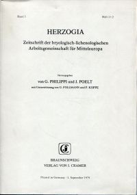 Herzogia, Bd. 5, Heft 1+2 (Umschlag)