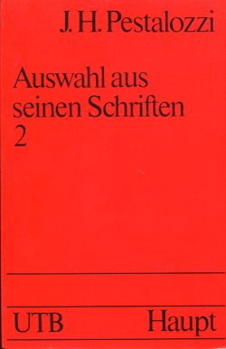Pestalozzi, Auswahl aus seinen Schriften, Band 2 (Einband)