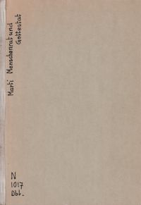 Marti, Menschenrat und Gottestat. (Umschlag)