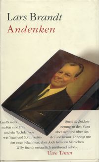 Brandt, Andenken. (Umschlag)