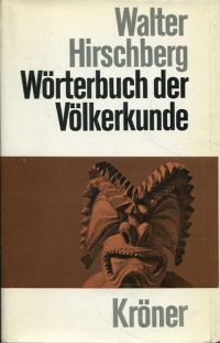 Hirschberg, Wörterbuch der Völkerkunde. (Umschlag)