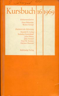 Kursbuch 16. (Umschlag)