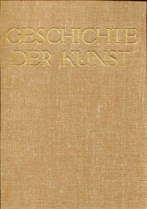 Hamann, Geschichte der Kunst von der altchristlichen Zeit bis zur Gegenwart. (Einband)