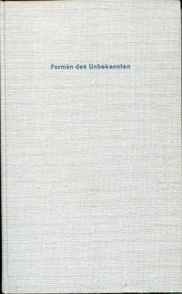 Read, Formen des Unbekannten. (Umschlag)