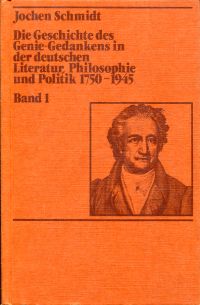 Schmidt, Die Geschichte des Genie-Gedankens (Umschlag)