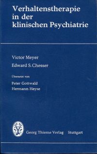 Meyer/Chesser, Verhaltenstherapie (Umschlag)