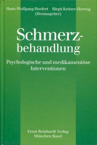Hoefert, Schmerzbehandlung. (Einband)
