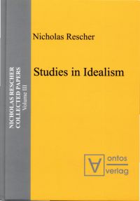 Rescher, Collected papers. Vol. 3: Studies in idealism. (Umschlag)