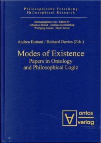 Bottani, Modes of existence. (Umschlag)