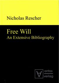 Rescher, Free will. (Umschlag)