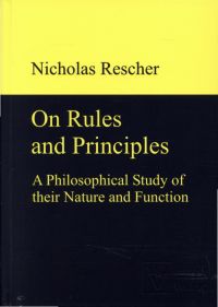 Rescher, On rules and principles. (Umschlag)