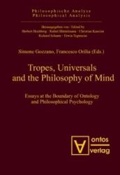 Gozzano, Tropes, universals and the philosophy of mind. (Umschlag)