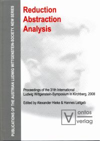 Hieke, Reduction - abstraction - analysis. (Umschlag)