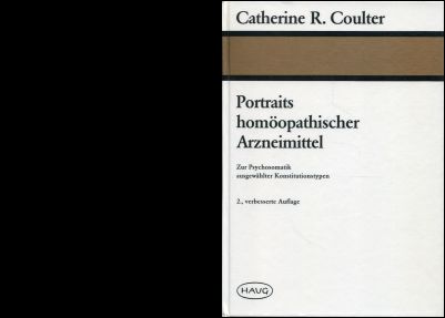 Coulter, Portraits homöopathischer Arzneimittel. (Umschlag)