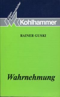 Guski, Grundriss der Psychologie, Band 7: (Umschlag)