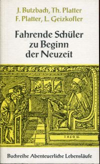 Retter, Fahrende Schüler zu Beginn der Neuzeit. (Umschlag)