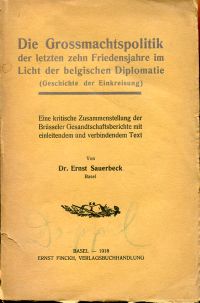 Sauerbeck, Die Grossmachtspolitik (Umschlag)
