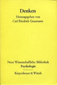 Graumann, Denken. (Umschlag)