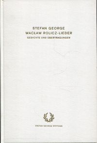 George, Waclaw Rolicz-Lieder. Gedichte und Übertragungen. (Umschlag)