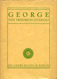 Gundolf, George. (Umschlag)