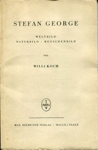 Koch, Stefan George. (Umschlag)