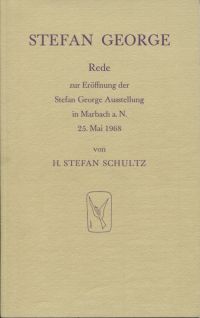 Schultz, Stefan George. (Umschlag)