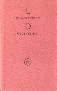 Ludwig-Derleth-Gedenkbuch. (Umschlag)