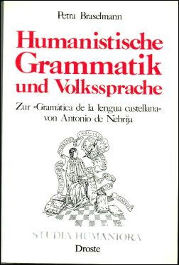 Braselmann, Humanistische Grammatik und Volkssprache. (Einband)
