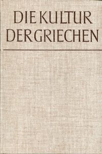 Scheffer, Die Kultur der Griechen. (Umschlag)