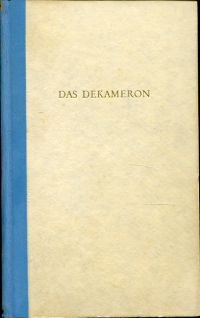 Boccaccio, Das Dekameron. (Umschlag)