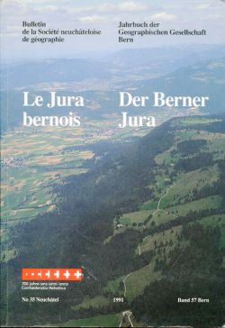 Jeanneret, Le jura bernois. Der Berner Jura. (Einband)