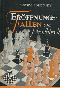Snosko-Borowsky, Eröffnungsfallen am Schachbrett. (Umschlag)