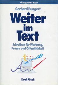 Bungert, Weiter im Text. (Umschlag)