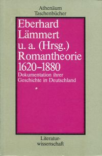Lämmert, Romantheorie 1620 - 1880. (Umschlag)