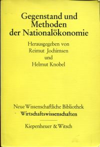 Gegenstand und Methoden der Nationalökonomie. (Umschlag)
