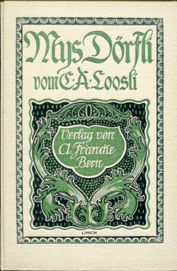 Loosli, Mys Dörfli. (Einband)