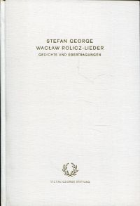 George, Waclaw Rolicz-Lieder. Gedichte und Übertragungen. (Umschlag)