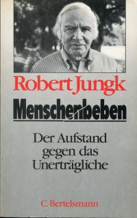 Jungk, Menschenbeben. (Umschlag)