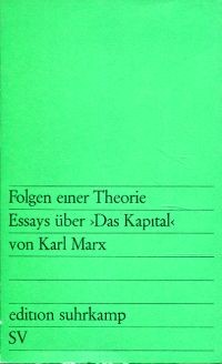 Marx, Folgen einer Theorie. (Umschlag)