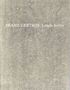 Stuffmann, Franz Gertsch. (Umschlag)
