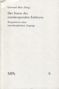 Maio, Der Status des extrakorporalen Embryos. (Umschlag)