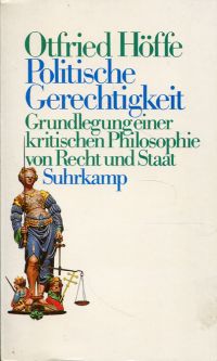 Höffe, Politische Gerechtigkeit. (Umschlag)