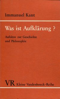 Kant, Was ist Aufklärung? (Umschlag)