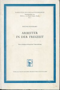 Hanhart, Arbeiter in der Freizeit. (Umschlag)
