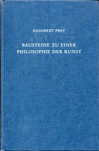 Frey, Bausteine zu einer Philosophie der Kunst. (Umschlag)