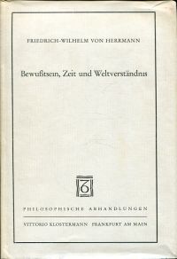 Herrmann, Bewusstsein, Zeit und Weltverständnis. (Umschlag)