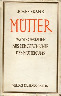 Frank, Mütter. (Umschlag)
